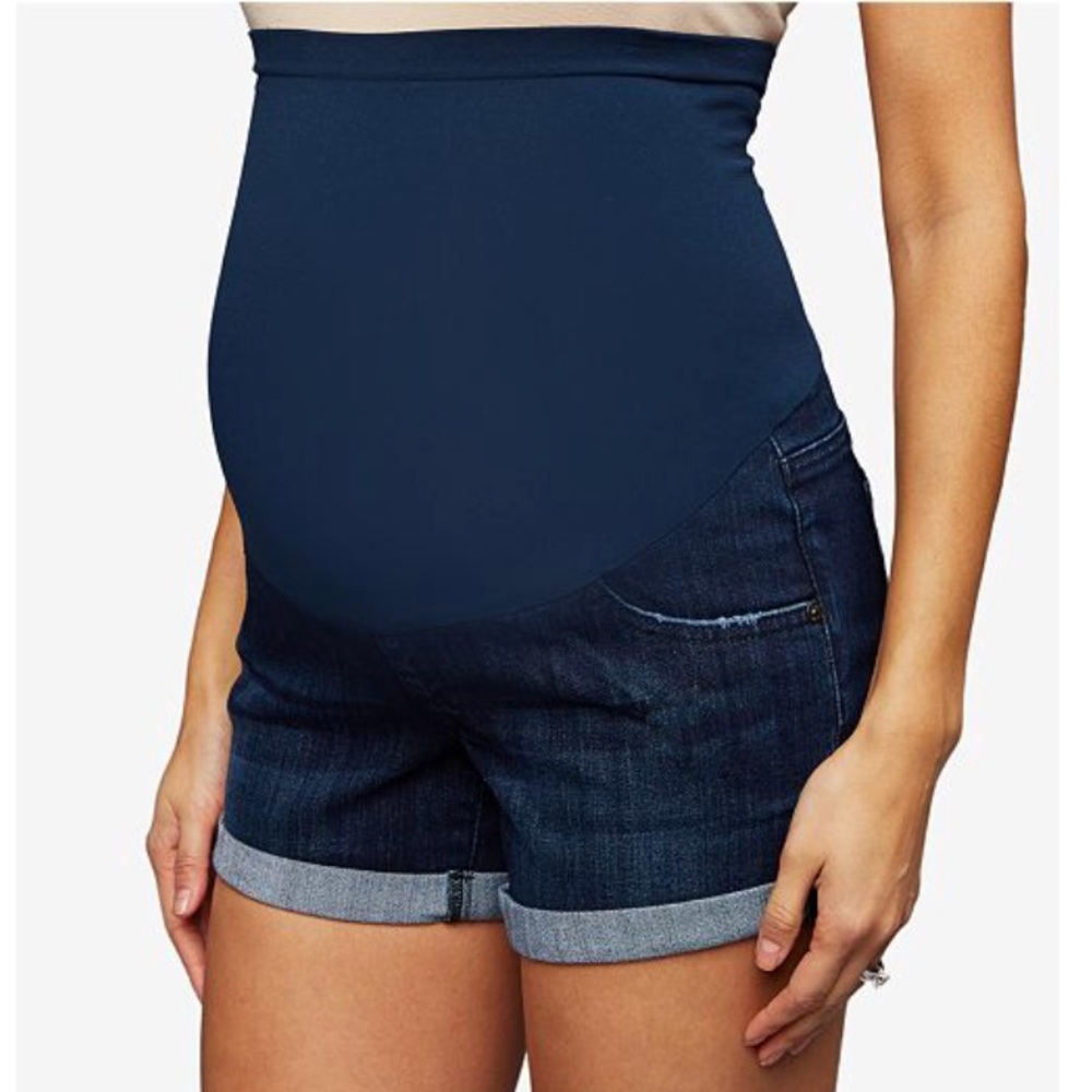 Size M, L.E.D Denim Shorts from Pea in the Pod